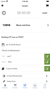 RepairShopr Lite+ screenshot