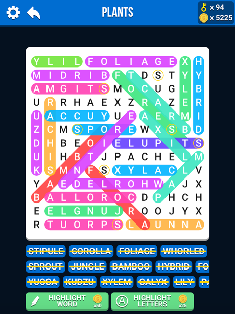 Hacks for Word Search Stacks