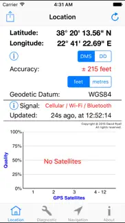 gps diagnostic: satellite test iphone screenshot 4