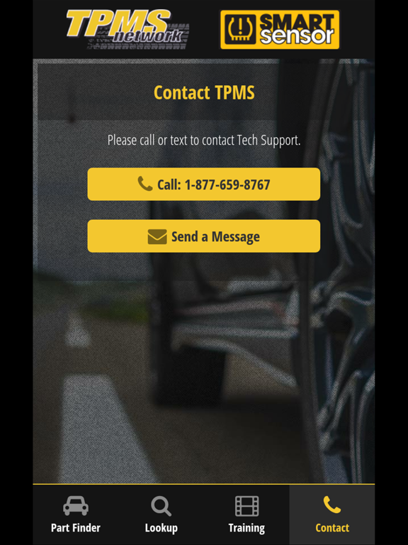 TPMS Parts Finder iPad screenshot 4 - Utilities app