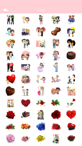 LOVE Stickers & Emoji Art screenshot