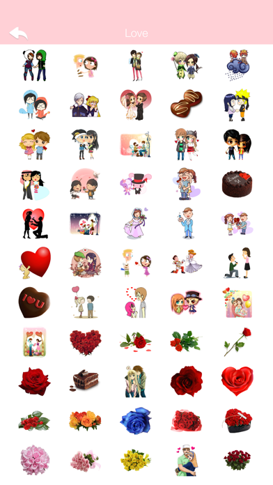 LOVE Stickers & Emoji Artのおすすめ画像1