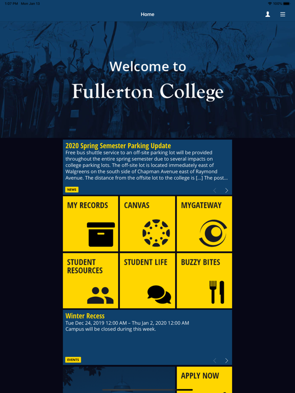 Screenshot #4 pour Fullerton College Mobile