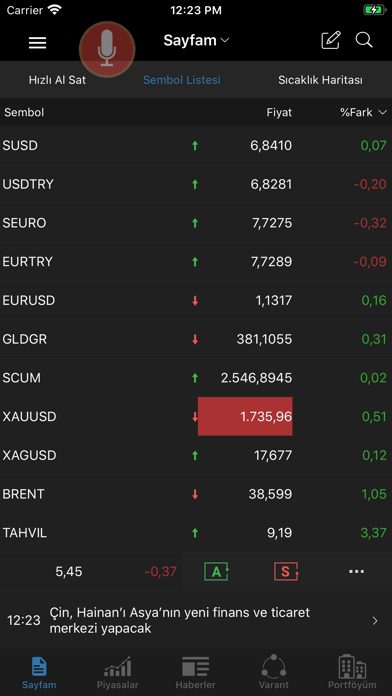 Halk Yatırım Borsa Screenshot