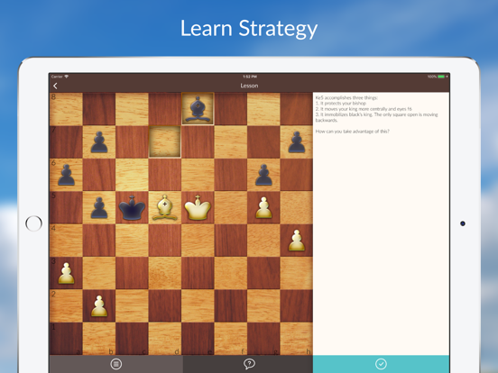Chess Tactics and Lessons iPad screenshot 4 - Games app