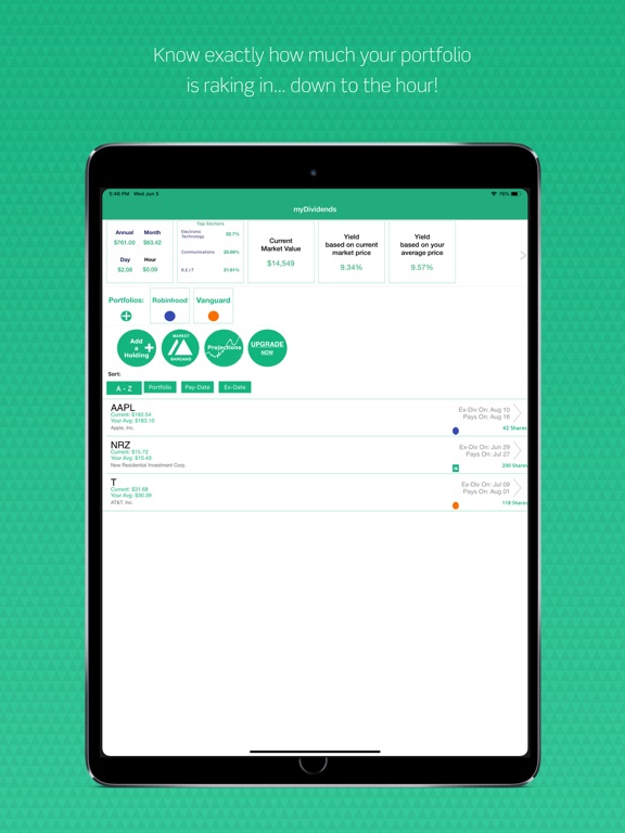 Screenshot #4 pour myDividends