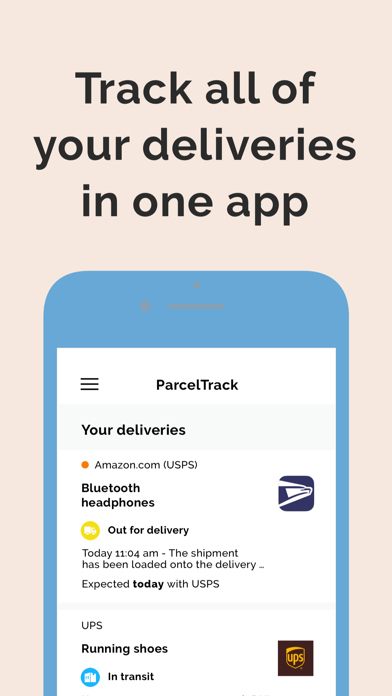 ParcelTrack - Package Tracker Screenshot