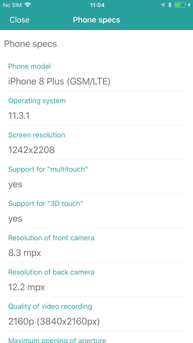 App screenshot