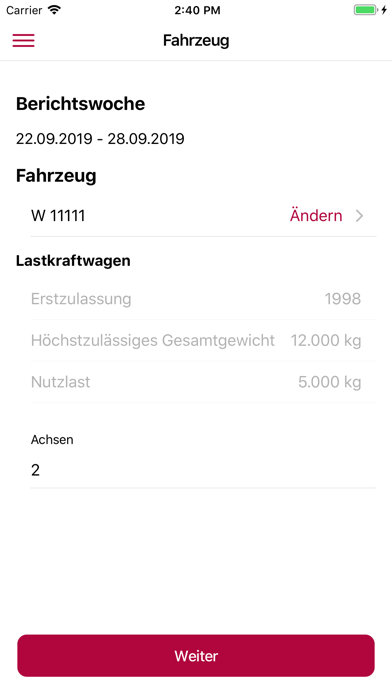 Screenshot #2 pour Straßengüterverkehrserhebung