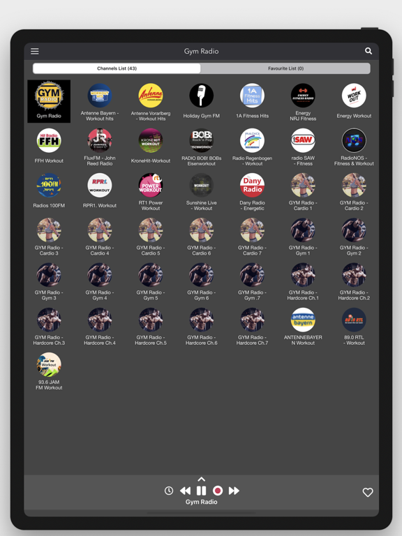 Screenshot #5 pour Gym Radio - Workout Music App