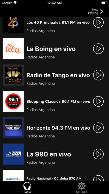 Radios Argentinas en Vivo screenshot-6