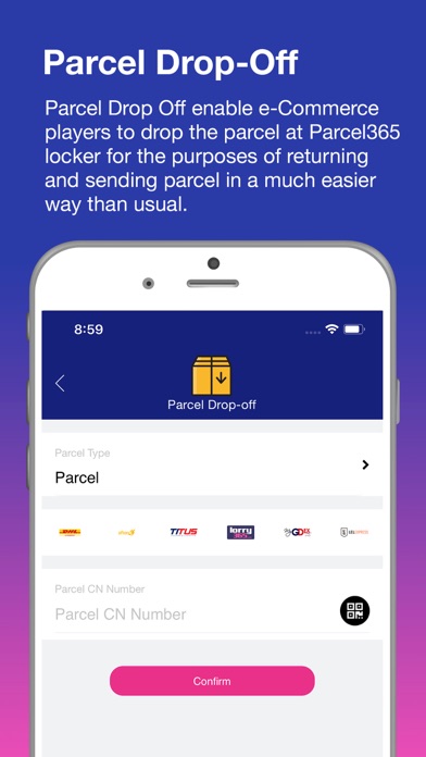 Parcel365 Screenshot