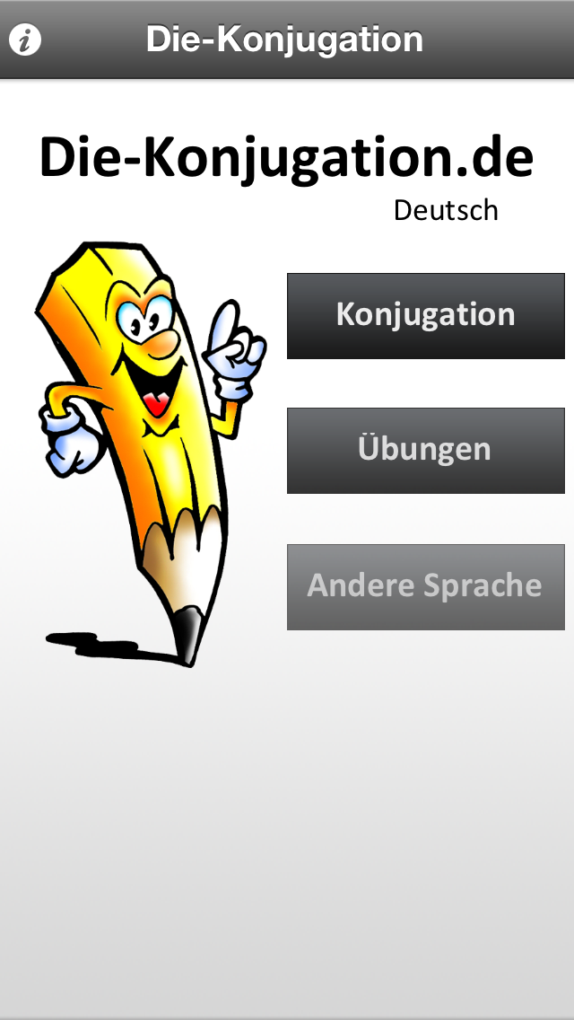 German Verbs Conjugation Screenshot