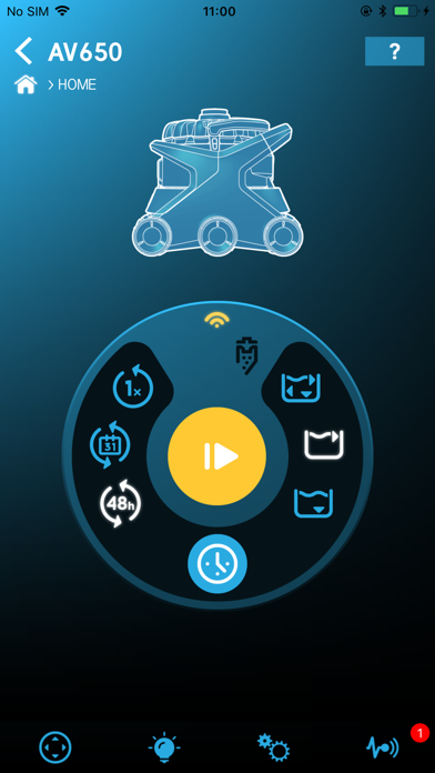 Hayward AquaVac Connect Screenshot