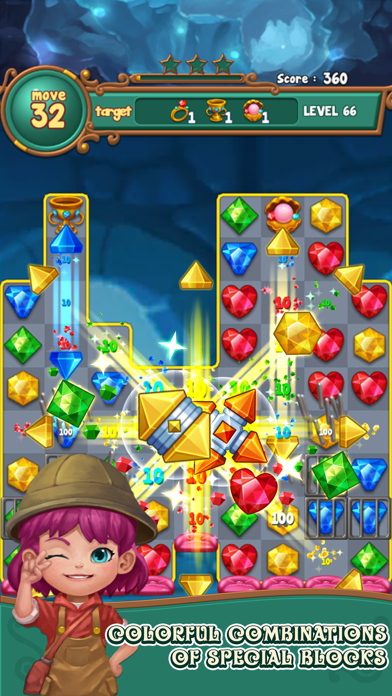 Jewels fantasy : match3 puzzle Screenshot