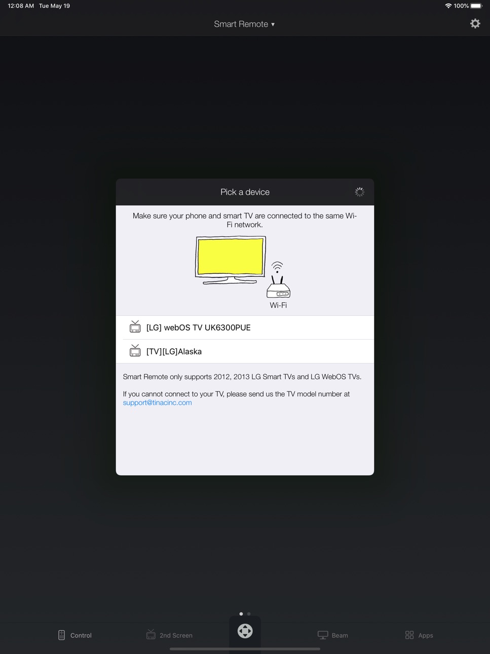 iPad screenshot