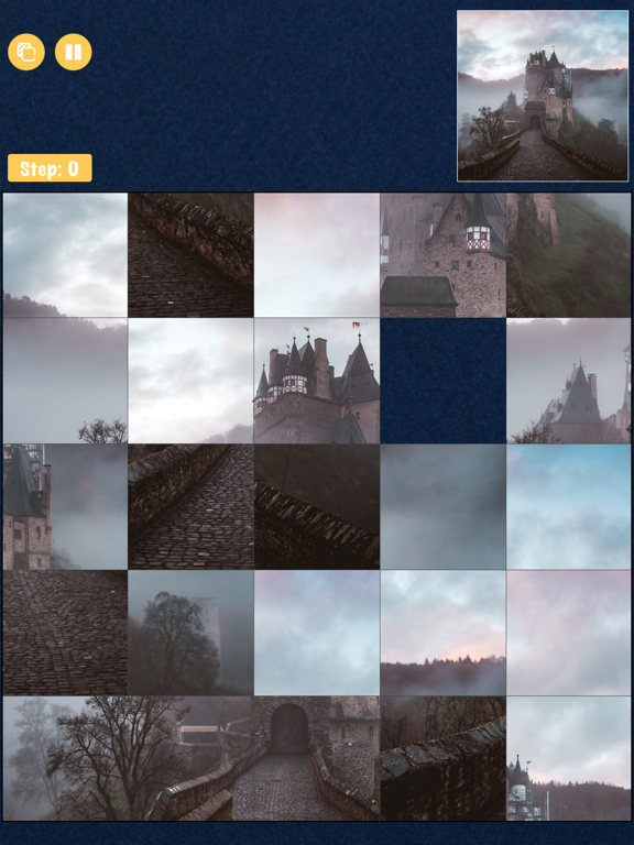 Rememe Slide puzzle image iPad screenshot