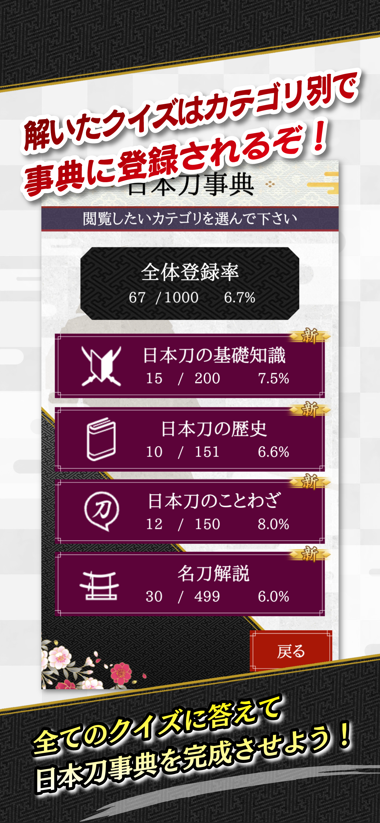 日本刀クイズ事典 〜刀剣ワールド〜
