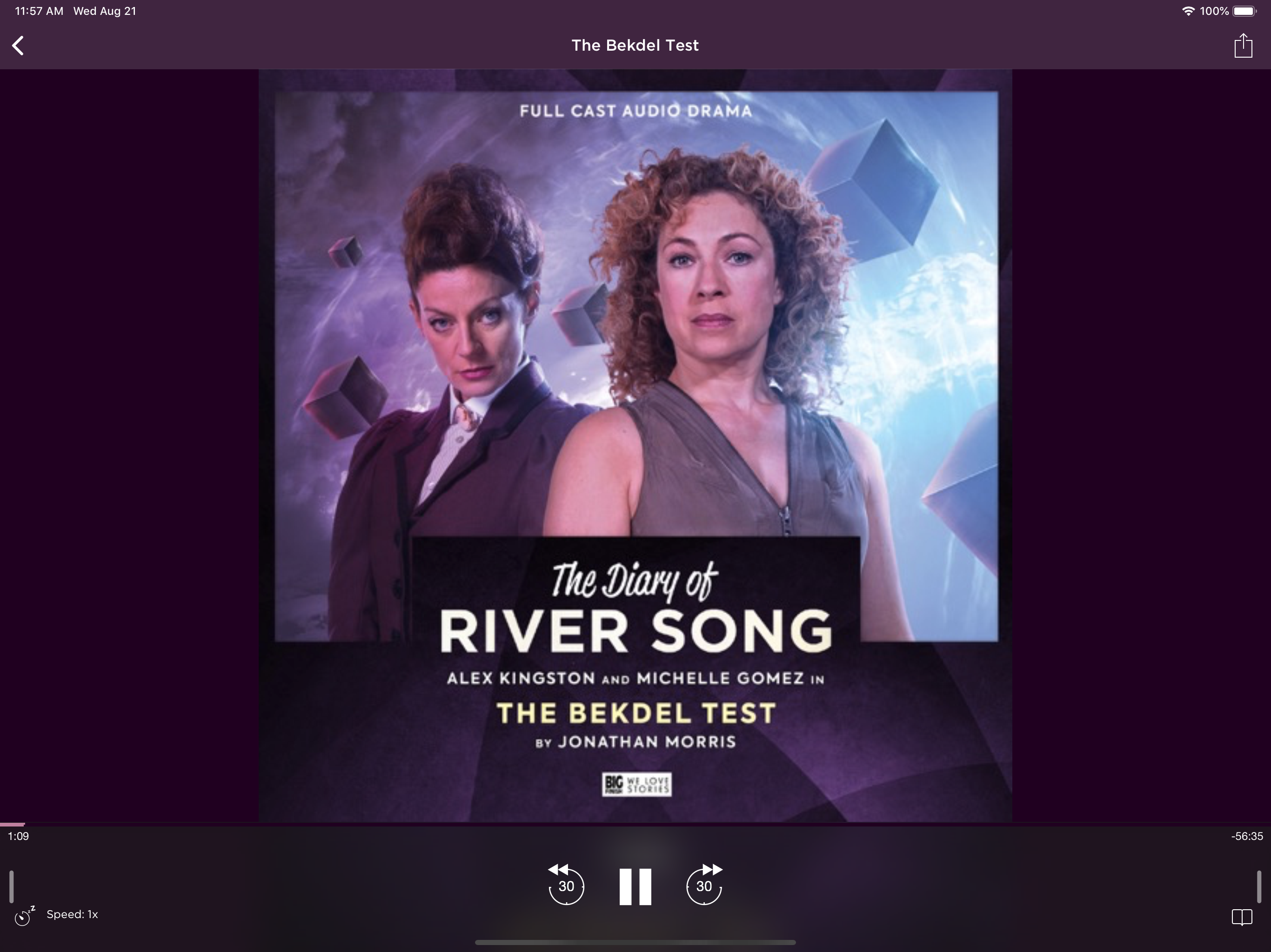 Big Finish Audiobook Player