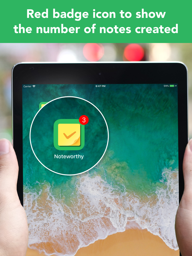 ‎Noteworthy - Notes & Reminders Screenshot
