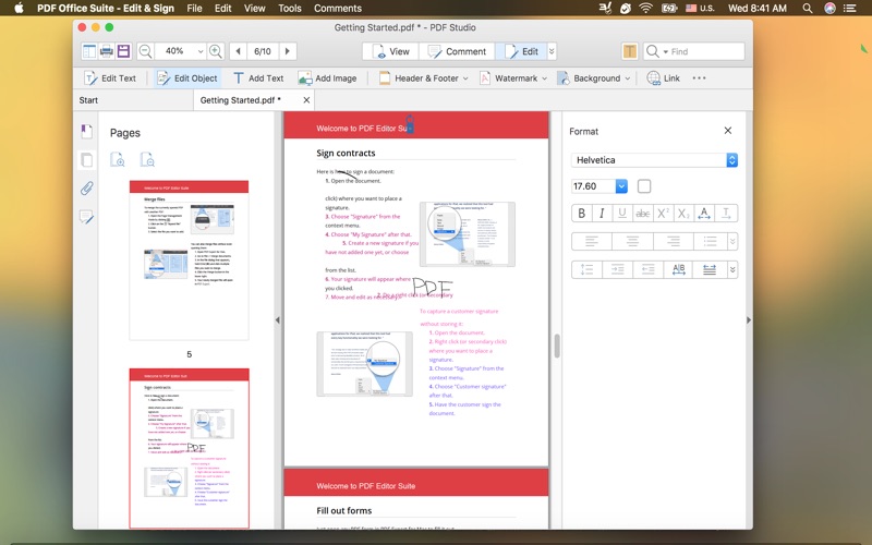 Screenshot #2 pour PDF Office Suite - Edit & Sign