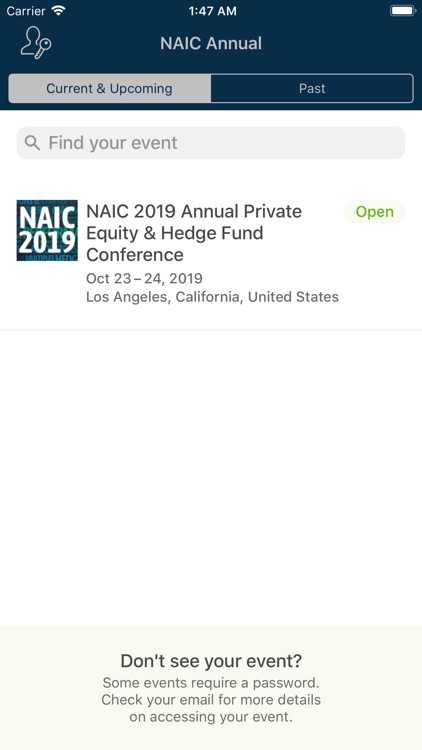 NAIC Annual Conference App
