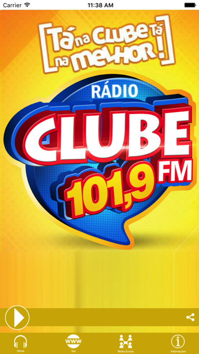 Clube FM  - Rio Verde Screenshot