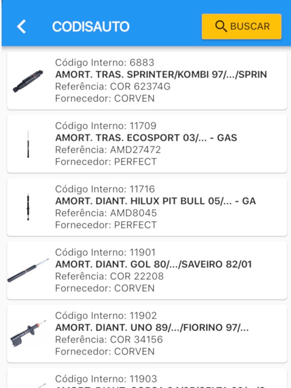 Screenshot #6 pour Codinor - Catálogo