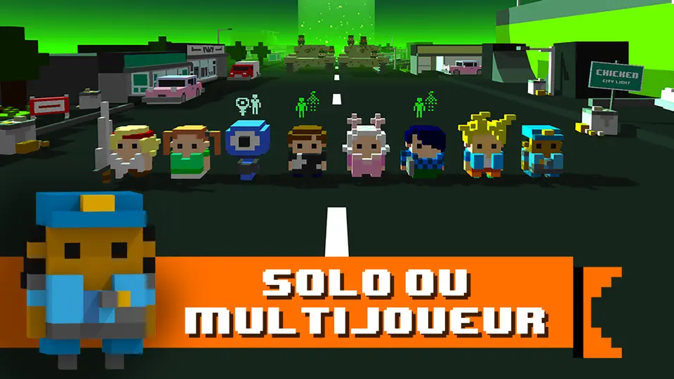 Capture d'écran de Chicken Jump - Crazy Traffic sur iPhone 4
