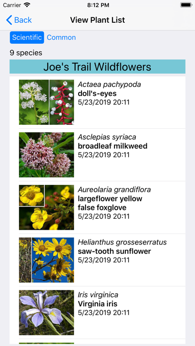 Indiana Wildflowers Screenshot