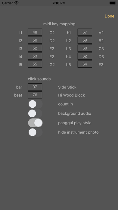 Screenshot #7 for Gamelan Gender lite