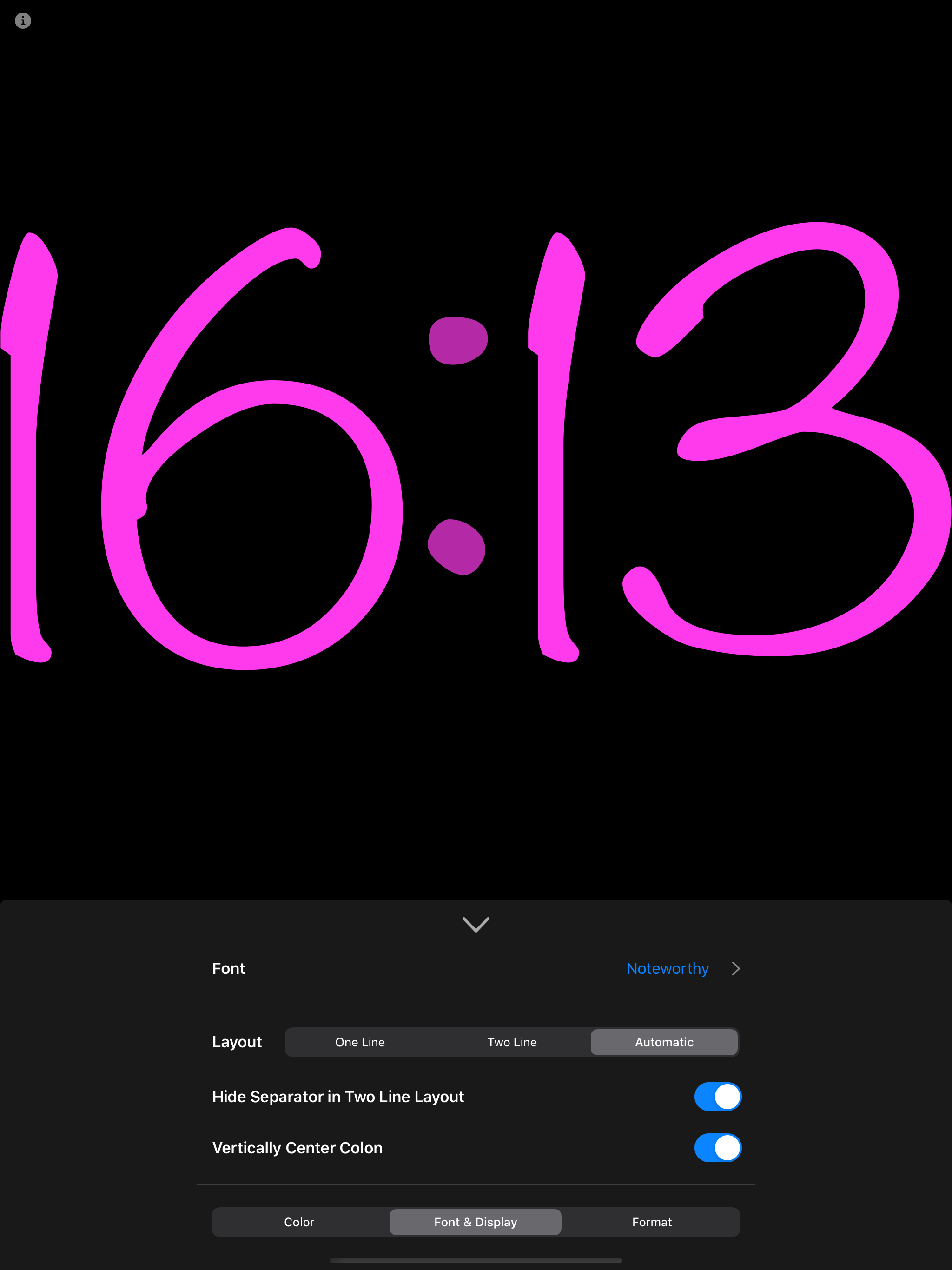 Huge Clock screenshot 11
