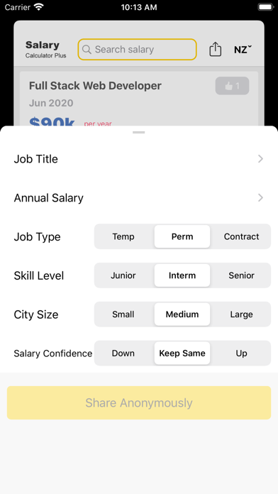 Salary Calculator Plus Screenshot