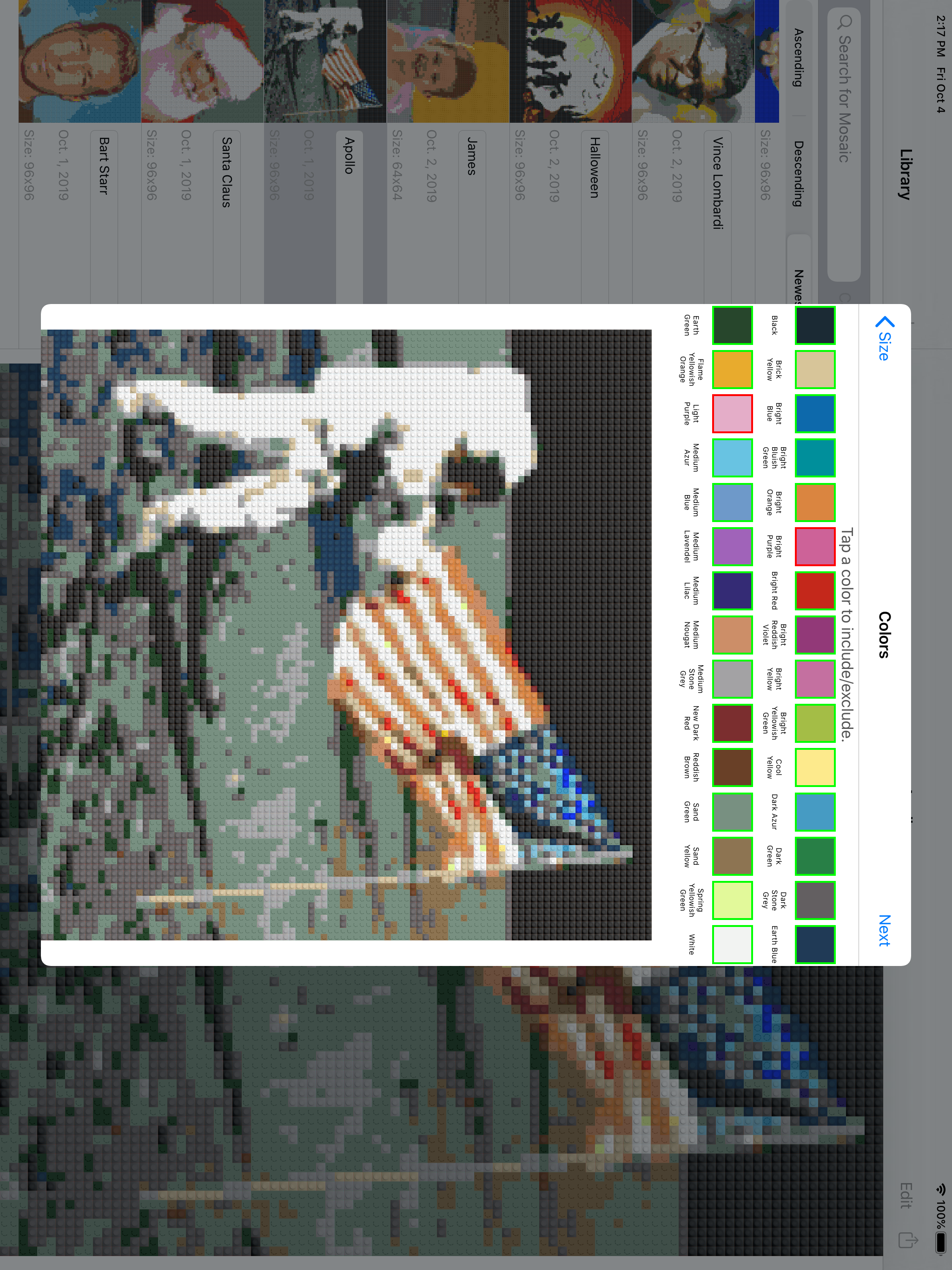 Mosaic Designer for LEGO