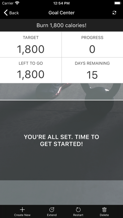 SFX Fitness Screenshot