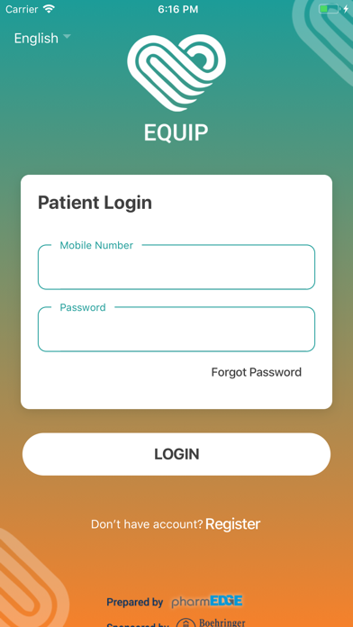 Screenshot #2 pour EQUIP - Patient App