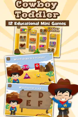 Game screenshot Cowboy Toddler Learning Games mod apk