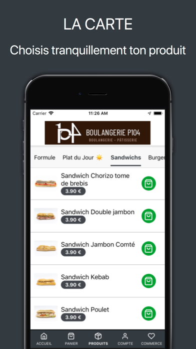 Screenshot #1 pour Boulangerie P104
