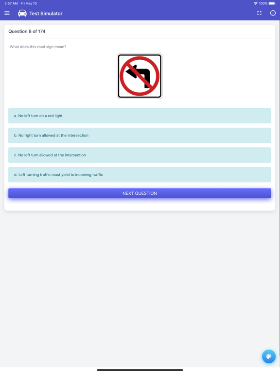 Screenshot #4 pour G1 Driving Test - Ontario