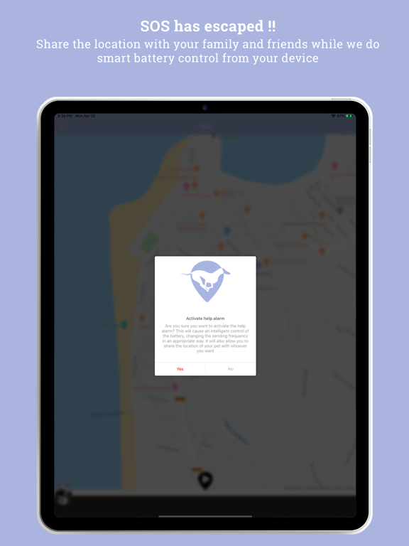 GPS Haciendo el galgo iPad screenshot