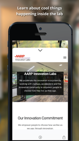 AARP Innovation Lab First Look screenshot