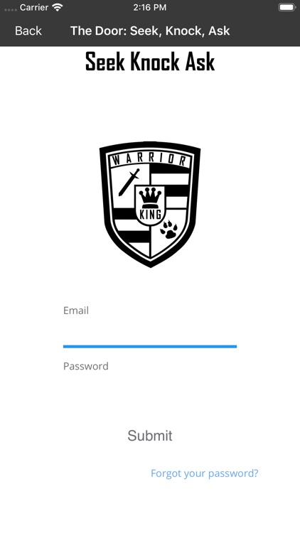 The Door: Seek, Knock, Ask