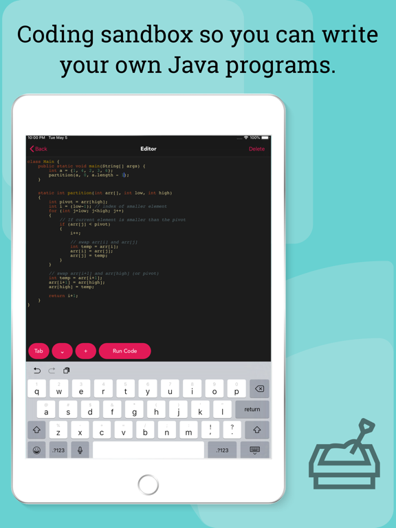 Learn Java Coding Lessons App iPad screenshot 4 - Education app