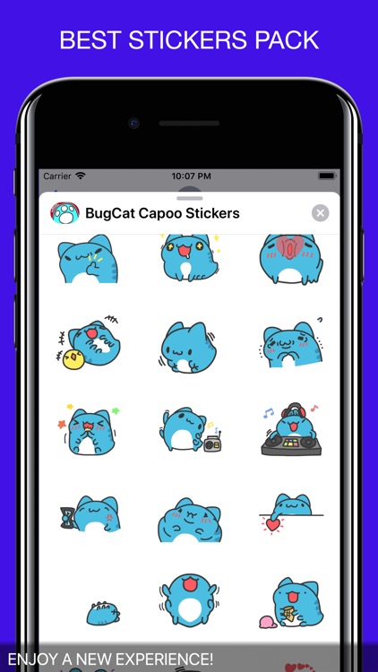 BugCat Capoo Stickers