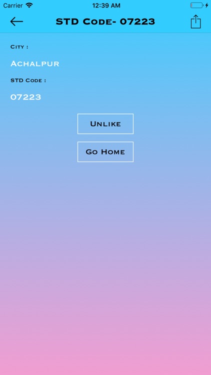 postal codes info screenshot-3