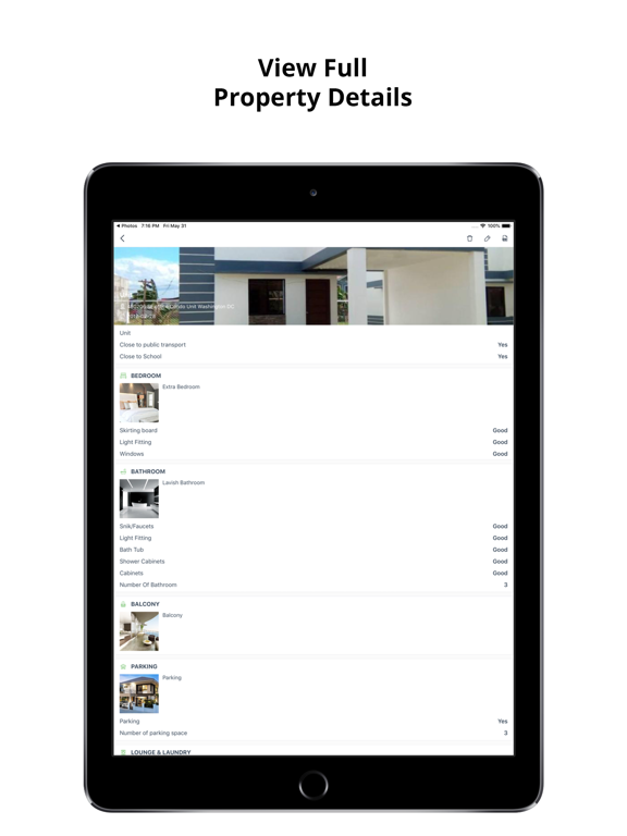 Property List Assistant iPad screenshot