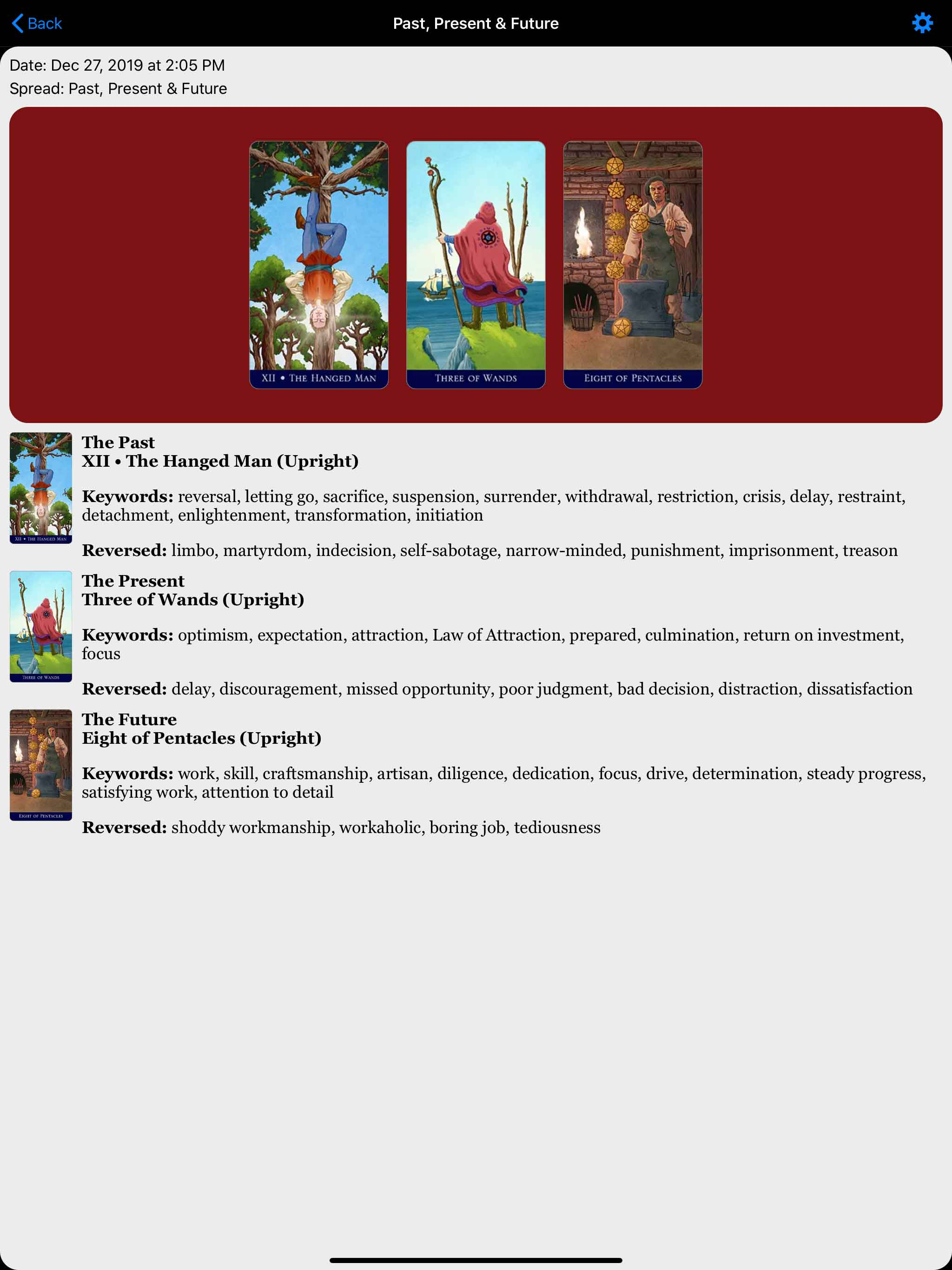 Llewellyn's Classic Tarot screenshot 9