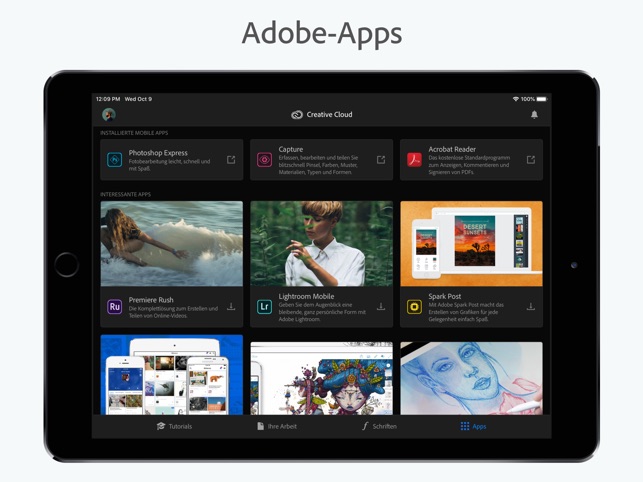 Adobe Creative Cloud Im App Store