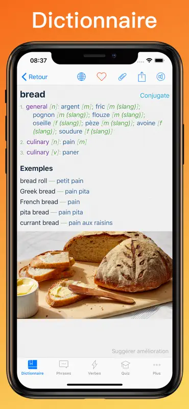 Dictionnaire Anglais + screenshot 1 of 6