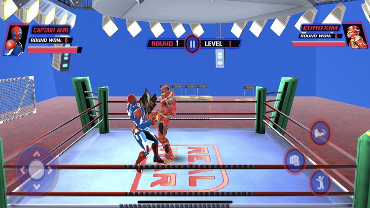 Robot Fight Ring VS Heros